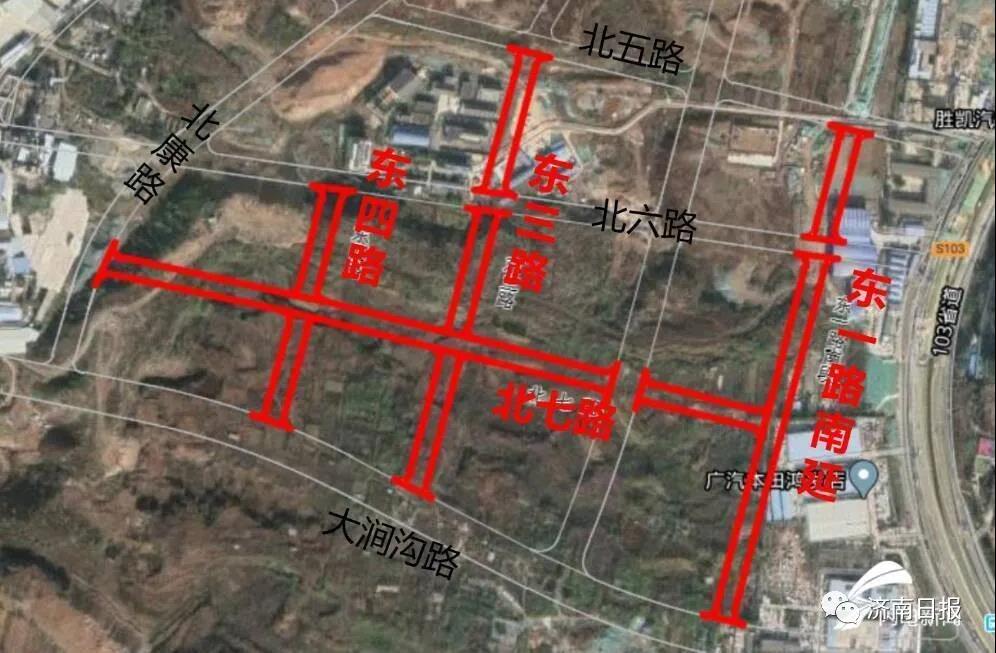 济南南北康片区将新添南北通道 小山路选址公示全长2362米