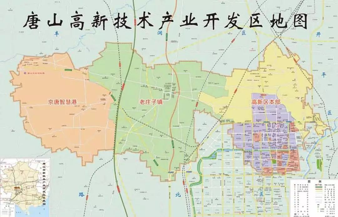 唐山市路北区详细地图图片